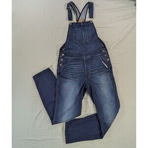 American Eagle Small Denim Jean Overalls Bibs Womens blue classic cotton